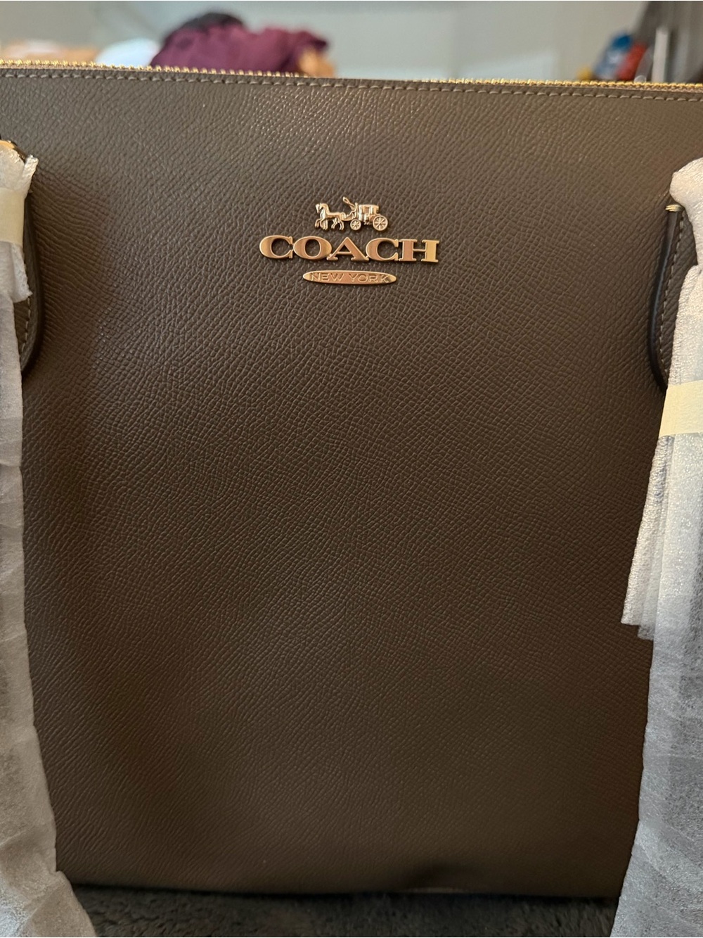 Coach Tote Dark Stone New